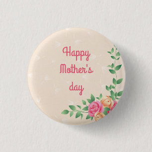 Beatige Moederdag Ronde Button 3,2 Cm