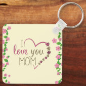 Beatige Moederdag Sleutelhanger (Achterkant)