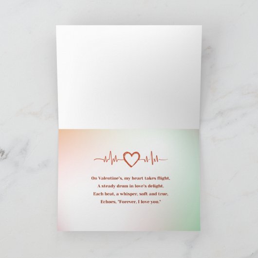 Beating Heart Bedankkaart (Binnen)