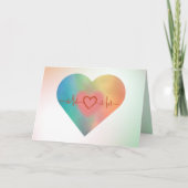 Beating Heart Bedankkaart (Voorkant)