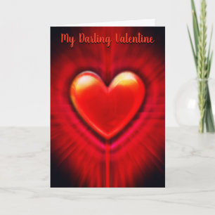 Beating Heart stijlvolle aangepaste Valentijns Kaa Feestdagen Kaart