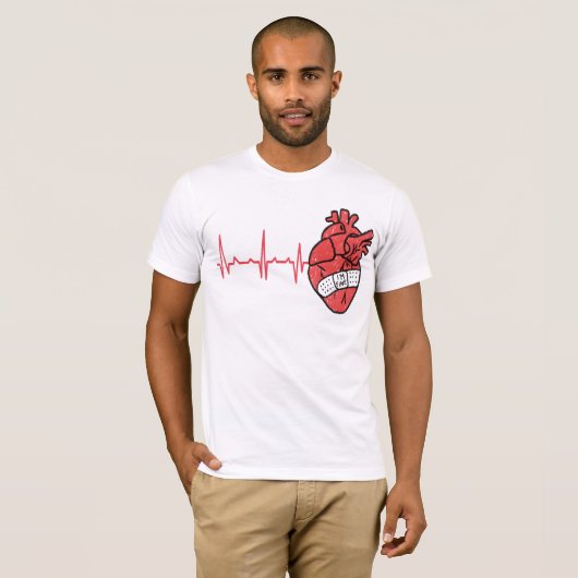 Beating Heart T-shirt (Voorkant volledig)