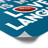 Beating Michigan Love Funny Ohio Home Buckeye Quot Poster (Hoek)