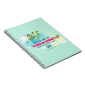 Beatitude Quote met Butterflies en Blossom Notitieboek (Rechterzijde)