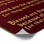 Beatitudes art poster (Hoek)