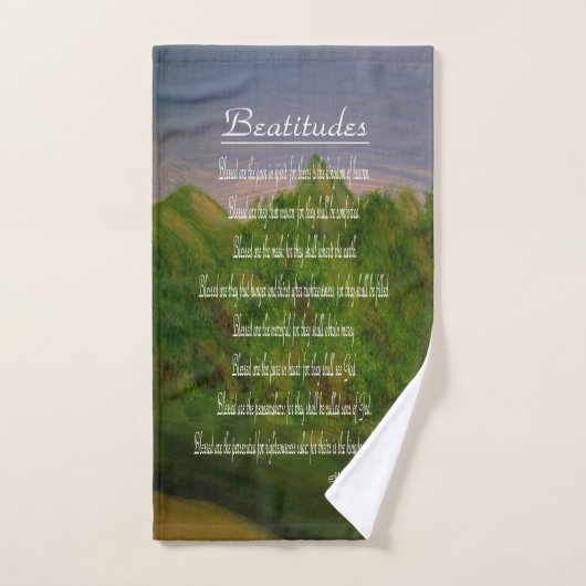 Beatitudes Bad Handdoek (Handdoek)
