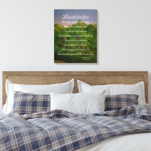 Beatitudes Canvas Afdruk (Insitu (Slaapkamer))