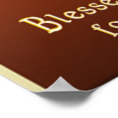 Beatitudes Christelijk poster (Hoek)