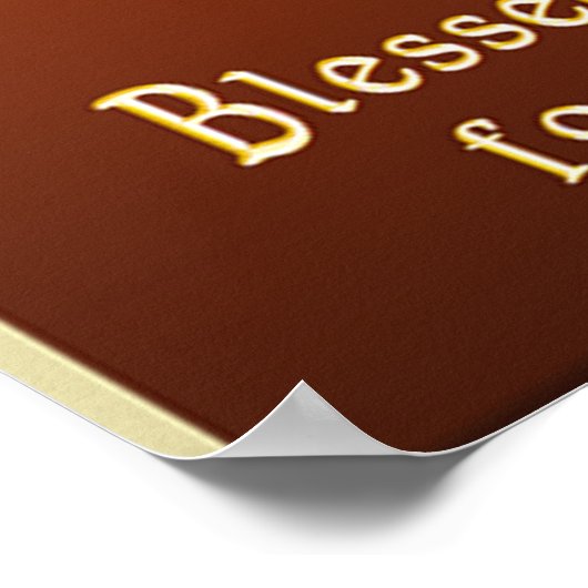 Beatitudes Christelijk poster (Hoek)