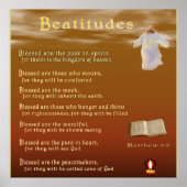 Beatitudes Christelijk poster (Voorkant)