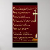 Beatitudes Christelijke cadeaus Poster (Voorkant)