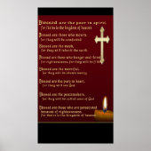 Beatitudes Christelijke cadeaus Poster (Voorkant)
