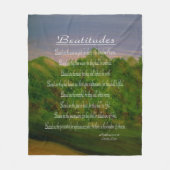 Beatitudes Fleece Deken (Voorkant)