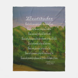 Beatitudes Fleece Deken