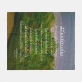 Beatitudes Fleece Deken (Voorkant (Horizontaal))