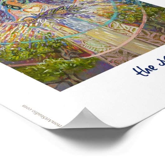 Beatitudes geïllustreerd Christelijk Poster (Hoek)