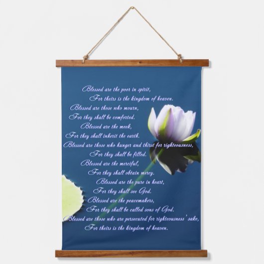 Beatitudes Hangend Wandkleed (Voorkant)
