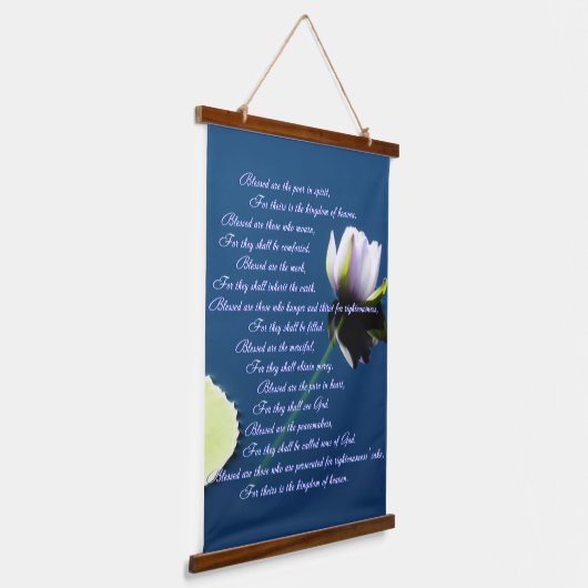 Beatitudes Hangend Wandkleed (Gebogen)