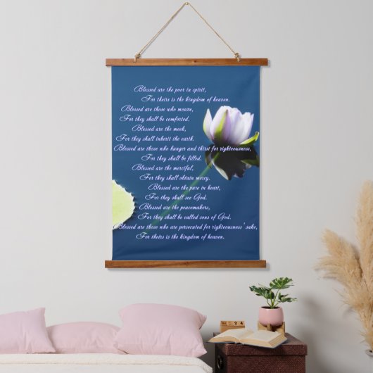 Beatitudes Hangend Wandkleed (Slaapkamer)