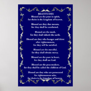Beatitudes in de Vliegende zeegrens Poster