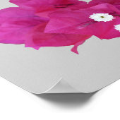 Beatitudes in een Lijst van Bougainvillea Poster (Hoek)