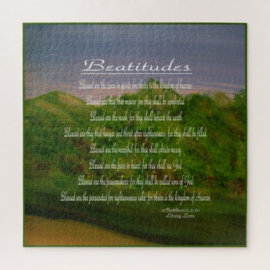 Beatitudes Legpuzzel (Verticaal)
