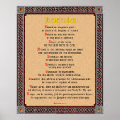 Beatitudes Poster (Voorkant)