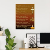 Beatitudes poster (Thuiskantoor)