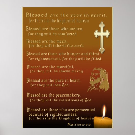 Beatitudes poster (Voorkant)