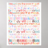 Beatitudes poster (Voorkant)