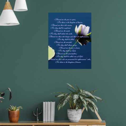 Beatitudes Poster (Woonkamer 1)
