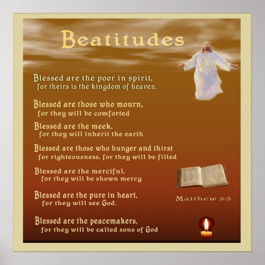 Beatitudes Poster (Voorkant)