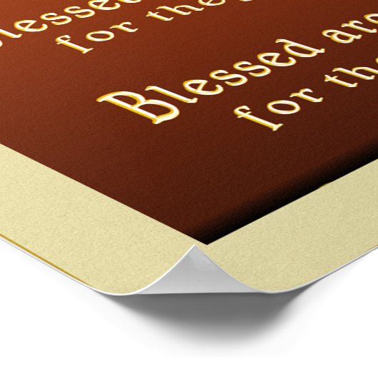 Beatitudes Poster (Hoek)