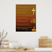 Beatitudes poster (Keuken)