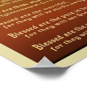 Beatitudes Poster (Hoek)