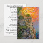 Beatitudes Prayer Kaart, Sermon op de berg (Voorkant / Achterkant)