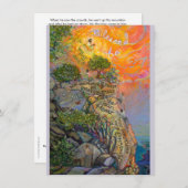 Beatitudes Prayer Kaart, Sermon op de berg Kaart (Voorkant / Achterkant)