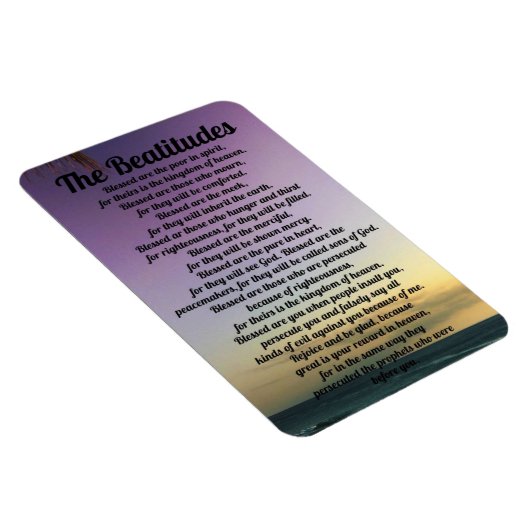 Beatitudes Refrigerator Magnet Magneet (Rechterzijde)