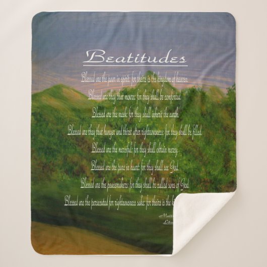Beatitudes Sherpa Deken (Voorkant)