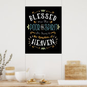 Beatitudes - Slecht in geest Poster (Keuken)