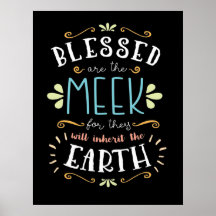 Beatitudes, zonder blozen, zijn de Meek