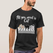 Beatle mooie katten t-shirt (Voorkant)
