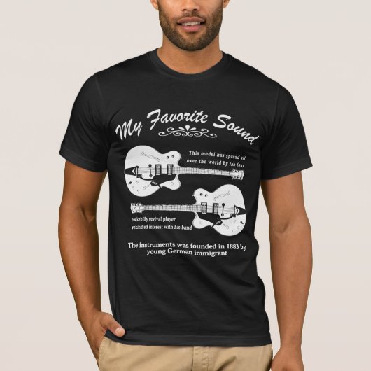 BEATLEGUITAR3 B T-shirt (Voorkant)