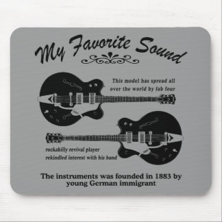 BEATLEGUITAR3 Mousepad Muismat