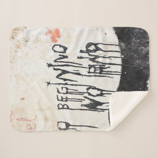 Beatles ashram sherpa deken (Voorkant (horizontaal))