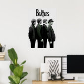 beatles, classic rock, vintage band, british music poster (Thuiskantoor)