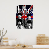 Beatles, klassieke rock,  band, Britse muziek Poster (Keuken)