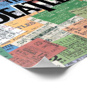 Beatles, klassieke rock,  band, Britse muziek Poster (Hoek)