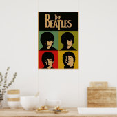 Beatles, klassieke rock,  band, Britse muziek Poster (Keuken)