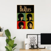 Beatles, klassieke rock,  band, Britse muziek Poster (Thuiskantoor)